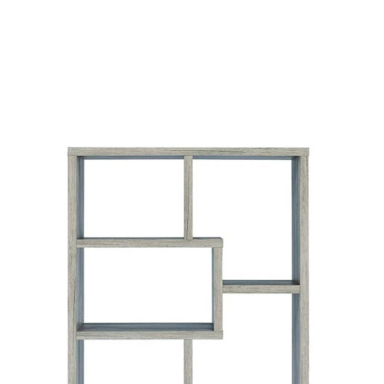 Best Sale ⭐ Benzara Modish Wooden Bookcase With Multiple Shelves, Gray 🔔 4 Best Sale ⭐ Benzara Modish Wooden Bookcase With Multiple Shelves, Gray 🔔 - Image 2
