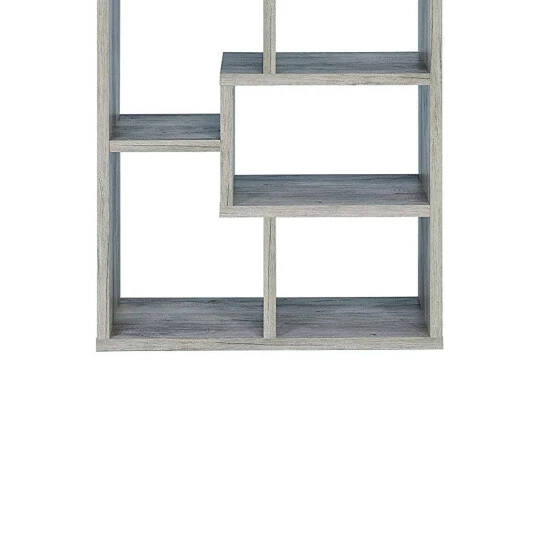 Best Sale ⭐ Benzara Modish Wooden Bookcase With Multiple Shelves, Gray 🔔 5 Best Sale ⭐ Benzara Modish Wooden Bookcase With Multiple Shelves, Gray 🔔 - Image 3
