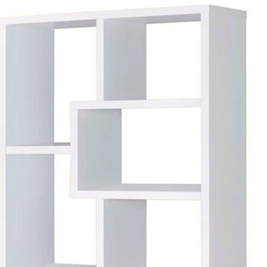 Brand new ๐ Benzara Mesmerizing Multiple Cubed Rectangular Bookcase, White ๐ 4 Brand new ๐ Benzara Mesmerizing Multiple Cubed Rectangular Bookcase, White ๐ - Image 2