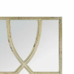 Best Sale ✔️ Benzara Tio 24 Inch Fir Wood Wall Mirror Set Of 2, Geometric Overlaid Design, White ✔️ -Benzara Sales Store unnamed file 146