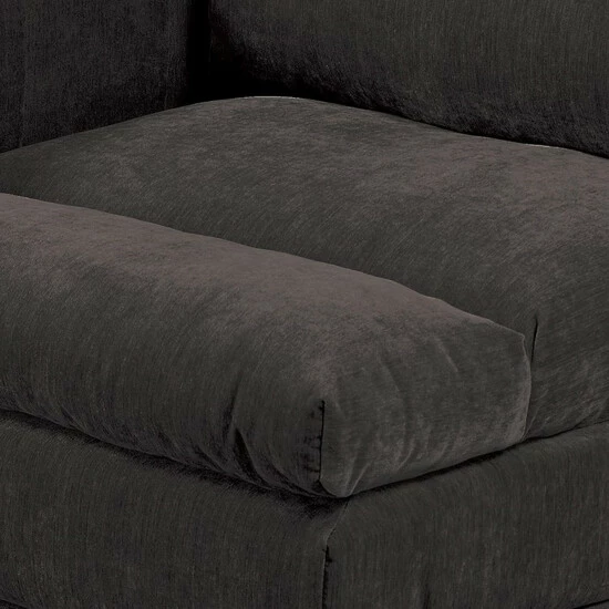 Cheapest ๐ฅ Benzara Luna 33 Inch Modular 1 Arm Corner Chair, Triple Plush Cushion Seat Dark Gray ๐งจ 5 Cheapest ๐ฅ Benzara Luna 33 Inch Modular 1 Arm Corner Chair, Triple Plush Cushion Seat Dark Gray ๐งจ - Image 3