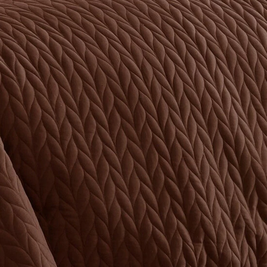 Cheapest 🤩 Benzara Eva 3 Piece Queen Microfiber Reversible Coverlet Set, Quilted, Brown, Ivory ❤️ 5 Cheapest 🤩 Benzara Eva 3 Piece Queen Microfiber Reversible Coverlet Set, Quilted, Brown, Ivory ❤️ - Image 3