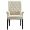 Flash Sale 🛒 Benzara Diamond Tufted Upholstered Dining Chair, Cream & Smokey Black 👍 2 Flash Sale 🛒 Benzara Diamond Tufted Upholstered Dining Chair, Cream & Smokey Black 👍 -Benzara Sales Store unnamed file 2042