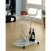 Buy 🧨 Benzara Captivating Serving Cart With 2 Frosted Glass Shelves, Silver 😉 -Benzara Sales Store unnamed file 2169