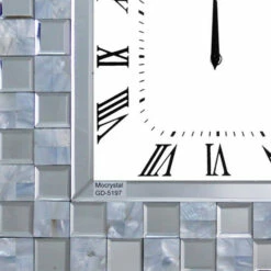 Top 10 🎉 Benzara Mirror Accented Wooden Analog Wall Clock In Square Shape, White 🌟 -Benzara Sales Store unnamed file 2179