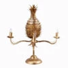 Outlet ✨ Benzara Contemporary Style Iron Pineapple Table Lamp, Gold 🔥