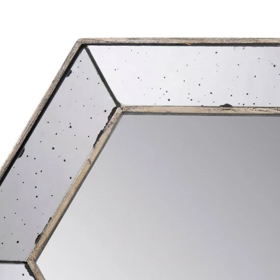 Best reviews of 🎉 Benzara Filo 21 Inch Wall Accent Mirror, Raised Tray Edges, Hexagonal Mirror Frame ⭐ 5 Best reviews of 🎉 Benzara Filo 21 Inch Wall Accent Mirror, Raised Tray Edges, Hexagonal Mirror Frame ⭐ - Image 3