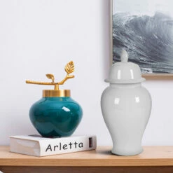 Best reviews of 🔔 Benzara Decorative Porcelain Ginger Jar With Finial Lid, Large, White - N/A 🔔