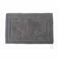 Hot Sale 💯 Benzara 34, 24 Inch Rectangular Cotton Washable Bath Rug, Set Of 2, Platinum Gray 🥰 -Benzara Sales Store unnamed file 2500