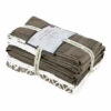 Best Sale 😉 Benzara Bev Modern 6 Piece Cotton Towel Set, Jacquard Filigree Pattern, Taupe Brown 🛒 -Benzara Sales Store unnamed file 2645