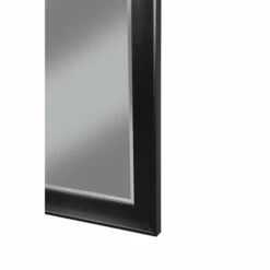 Best deal 😀 Benzara Contemporary Full Length Leaner Mirror With Rectangular Polystyrene Frame, Black 🔔 -Benzara Sales Store unnamed file 2670