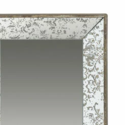 Top 10 😍 Benzara Rosa 16 X 24 Wall Mount Mirror, Brown Wood Frame With Abstract Gold Overlay ⭐ -Benzara Sales Store unnamed file 2674