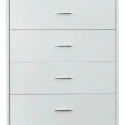 Buy 🔔 Benzara Contemporary Style Wooden Chest With Five Drawers, White 🥰 -Benzara Sales Store unnamed file 2799