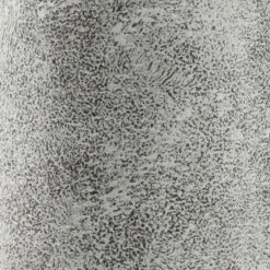 Deals 🧨 Benzara Fin 21 Inch Cylindrical Metal Vase, Subtly Textured, Antique Gray White 🤩 -Benzara Sales Store unnamed file 2837