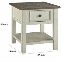 Coupon ๐ Benzara End Table With Plank Top And A Gliding Drawer, Cream And Brown ๐ 13 Coupon ๐ Benzara End Table With Plank Top And A Gliding Drawer, Cream And Brown ๐ -Benzara Sales Store unnamed file 2879