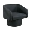 Cheapest ✔️ Benzara Tim 30 Inch Fabric Upholstered Accent Chair, 360 Swivel Seat, Black 😍 -Benzara Sales Store unnamed file 3059