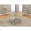 Cheap 💯 Benzara Metal & Wooden 3 Piece Pack Coffee/End Table Set, Brown & Silver ❤️ -Benzara Sales Store unnamed file 3138