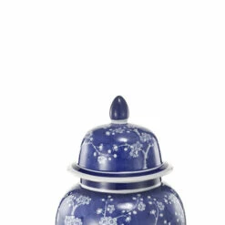 Deals 🧨 Benzara Well- Designed Flowers Ginger Jar In Blue And White 😉 -Benzara Sales Store unnamed file 3155