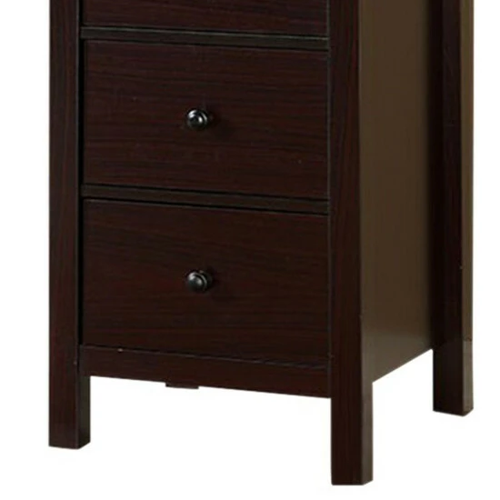 New ⭐ Benzara Launces Contemporary Style Chest, Espresso ⌛ 5 New ⭐ Benzara Launces Contemporary Style Chest, Espresso ⌛ - Image 3