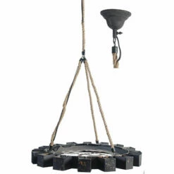 Outlet 💯 Benzara Distinctively Designed Tyre-Like Chandelier 👍