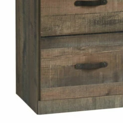 Best Sale 🎁 Benzara 60 Inch Wood TV Media Entertainment Console, 3 Shelves, Metal Rivet, Brown 🔥 -Benzara Sales Store unnamed file 3291