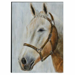 Coupon ๐ Benzara Urban Port 'Horse' Hand Painted Wood Wall Art Decor - Multi โค๏ธ