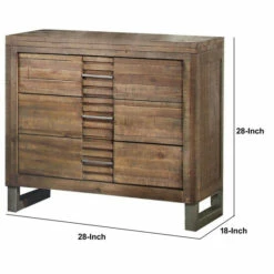 Cheap 🎁 Benzara Modern Style 3 Drawers Wood Nightstand By Andria, Brown ✨ -Benzara Sales Store unnamed file 3640