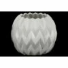 Best reviews of ⭐ Benzara Embossed Wavy Patterned Ceramic Low Vase With Uneven Lip, Large, Matte White 🎉 -Benzara Sales Store unnamed file 3659