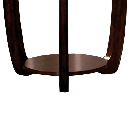 Flash Sale 🥰 Benzara Crystal Falls Transitional Coffee Table , Dark Cherry ✨ 4 Flash Sale 🥰 Benzara Crystal Falls Transitional Coffee Table , Dark Cherry ✨ - Image 2