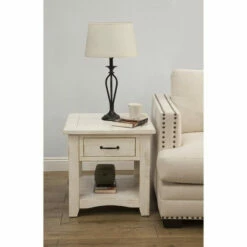 Cheap ๐ฅ Benzara Wooden End Table With 1 Drawer & 1 Shelf, Antique White โ 9 Cheap ๐ฅ Benzara Wooden End Table With 1 Drawer & 1 Shelf, Antique White โ -Benzara Sales Store unnamed file 4081