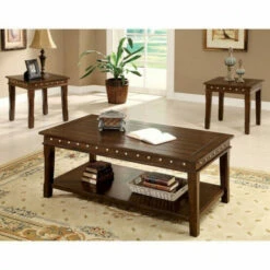 Best reviews of 😉 Benzara Solid Wood Coffee & End Tables Set, Dark Brown, Pack Of 3 ✔️ -Benzara Sales Store unnamed file 418