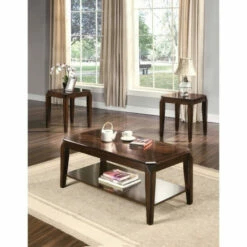 Top 10 ๐ Benzara Docila 3Pc Pack Coffee/End Table Set, Walnut ๐
