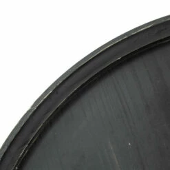 Wholesale 😉 Benzara Jake 30 Inch Coffee Table, Fir Wood, Lower Tier Woven Wicker Shelf, Black 💯 -Benzara Sales Store unnamed file 449