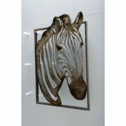 Hot Sale 🔔 Benzara Unique Zebra Metal Art By Urban Port 🔥