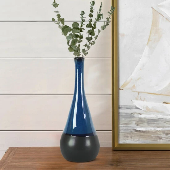 Best reviews of ๐ฅฐ Benzara Bellied Stoneware Vase With Black Banded Rim, Large, Glossy Blue ๐ 8 Best reviews of ๐ฅฐ Benzara Bellied Stoneware Vase With Black Banded Rim, Large, Glossy Blue ๐ - Image 6