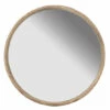 Cheapest 🥰 Benzara 28 Inch Round Wall Mount Accent Mirror, Natural Fir Wood With Subtle Grains 🧨 -Benzara Sales Store unnamed file 456