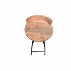 New 💯 Benzara 30 Inch Adjustable Mango Wood Bar Stool With Low Backrest, Brown 🛒 -Benzara Sales Store unnamed file 51