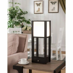 Buy 🎉 Benzara Striking Contemporary Style Floor Lamp, Brown ⭐