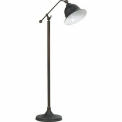 Best Sale ⌛ Benzara Suave Floor Lamp, Dark Bronze 😀