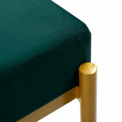 Best deal 🎁 Benzara Lola 55 Inch Modern Foyer Bench, Green Velvet Seat And Gold Metal Frame ✨ -Benzara Sales Store unnamed file 5410