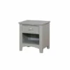 Wholesale 🎉 Benzara Solid Wood Night Stand With One Drawer And Bottom Shelf, Gray 👏 -Benzara Sales Store unnamed file 5545