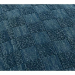 Wholesale 😍 Benzara Giana 22 X 22 Square Accent Throw Pillow, Checkered Pattern, Navy Blue 🥰 -Benzara Sales Store unnamed file 6104