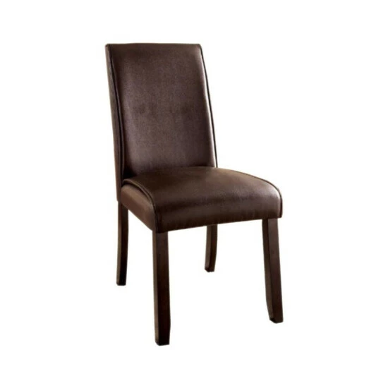 Buy 🛒 Benzara Gladstone I Contemporary Side Chair, Dark Walnut Finish, Set Of 2 🎁 4 Buy 🛒 Benzara Gladstone I Contemporary Side Chair, Dark Walnut Finish, Set Of 2 🎁 - Image 2