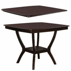 Cheapest 🔔 Benzara Square Shaped Wooden Counter Height Table With Bottom Shelf Brown 🛒 -Benzara Sales Store unnamed file 65
