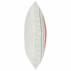 Best deal 👏 Benzara 20 X 20 Linen Accent Throw Pillow, Down Insert, Red White Blue Gray Stripes 🤩 -Benzara Sales Store unnamed file 6511