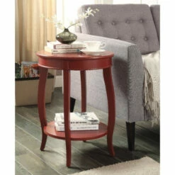 Wholesale 😉 Benzara Trendy Side Table, Red ✨