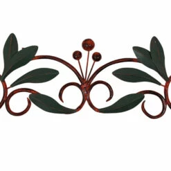 Deals 🛒 Benzara 32 Inch Olive Branch Metal Wall Decor, Green And Brown ⌛ -Benzara Sales Store unnamed file 6667