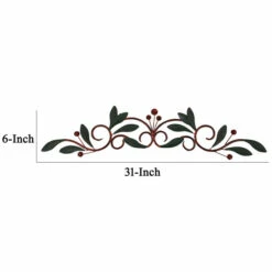 Deals 🛒 Benzara 32 Inch Olive Branch Metal Wall Decor, Green And Brown ⌛ -Benzara Sales Store unnamed file 6669