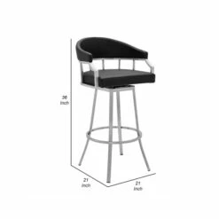 Cheapest 🌟 Benzara Myla 26 Inch Vegan Faux Leather Counter Stool, Swivel, Metal Legs, Black 👏 11 Cheapest 🌟 Benzara Myla 26 Inch Vegan Faux Leather Counter Stool, Swivel, Metal Legs, Black 👏 -Benzara Sales Store unnamed file 6915