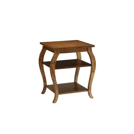 Hot Sale ⭐ Benzara Becci End Table, Walnut ⌛ 3 Hot Sale ⭐ Benzara Becci End Table, Walnut ⌛
